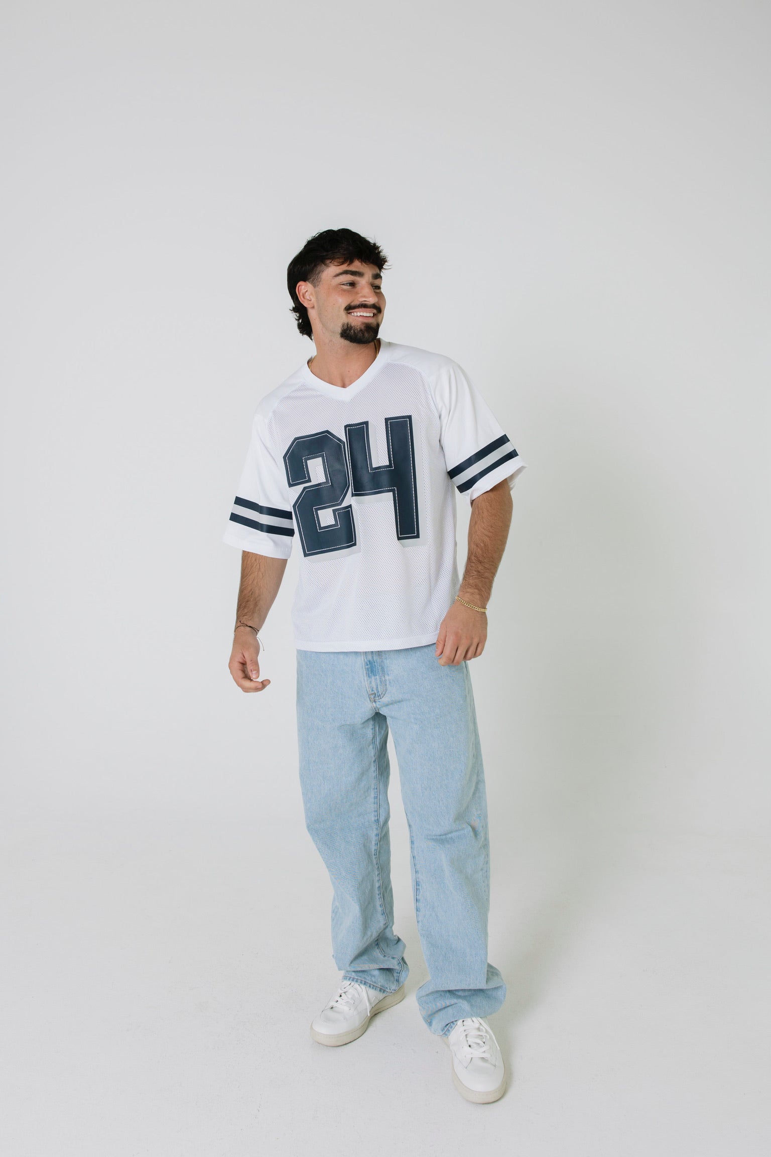 24 Oversized Mesh Jersey